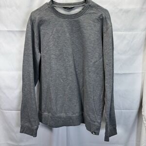 Men's Eddie Bauer Crewneck Sweatshirt Gray Casual  Size Medium